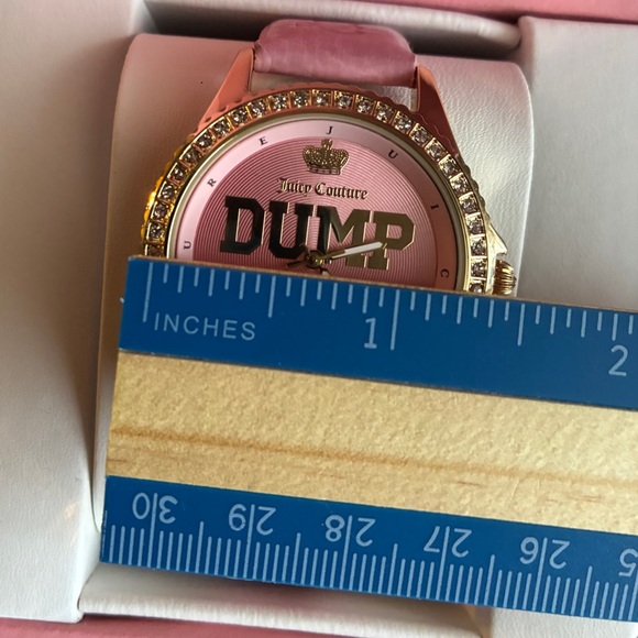 Juicy Couture Pink and Gold Watch. - Picture 8 of 9